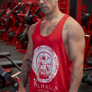 Camiseta tirantes Roja Blanca - Imagen 1