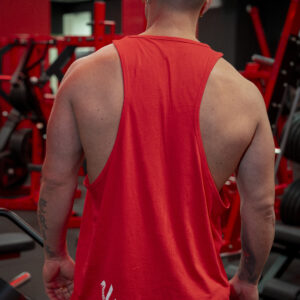 Camiseta tirantes Roja Blanca - Imagen 2