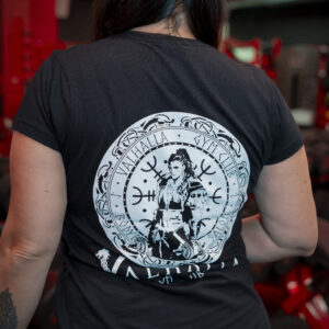 Camiseta Manga Corta Negra Mujer - Imagen 2