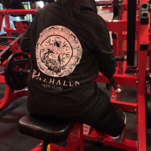 SUDADERA CON CAPUCHA VALHALLA GYM CLUB - Imagen 4