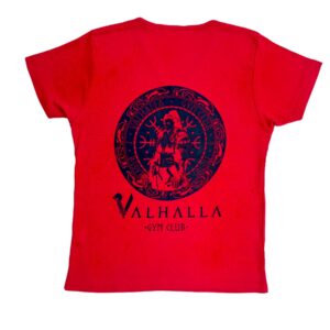 Camiseta Manga Corta Cuello V Roja - Imagen 6